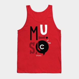 Music Speaks Tank Top